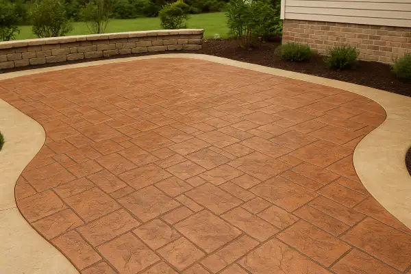 a stamped concrete patio from Concrete Tree Phoenix in Phoenix, AZ - concrete patio contractor