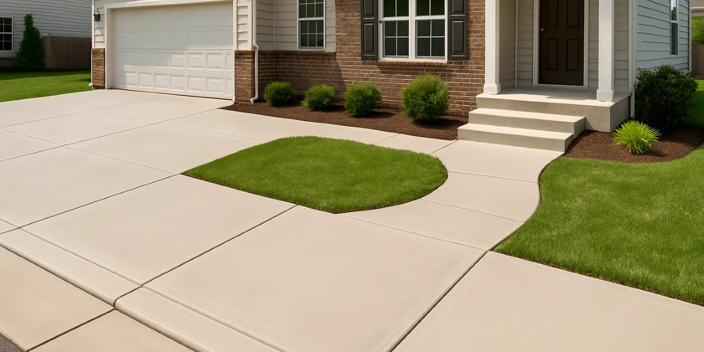 a concrete porch and sidewalk from Concrete Tree Phoenix in Phoenix, AZ - Concrete sidewalk building